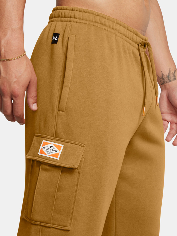 Under Armour Moške trenirke Under Armour Pjt Rck Icon Flc Pant Tools-YLW