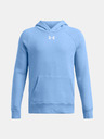 Under Armour Deški pulover Under Armour UA RIVAL FLEECE HOODIE-BRN