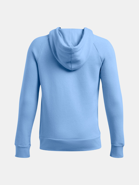 Under Armour Deški pulover Under Armour UA RIVAL FLEECE HOODIE-BRN