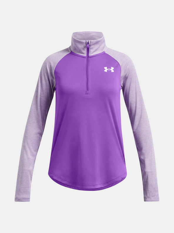 Under Armour Dekliška majica Under Armour Tech Graphic 1/2 Zip-BLK