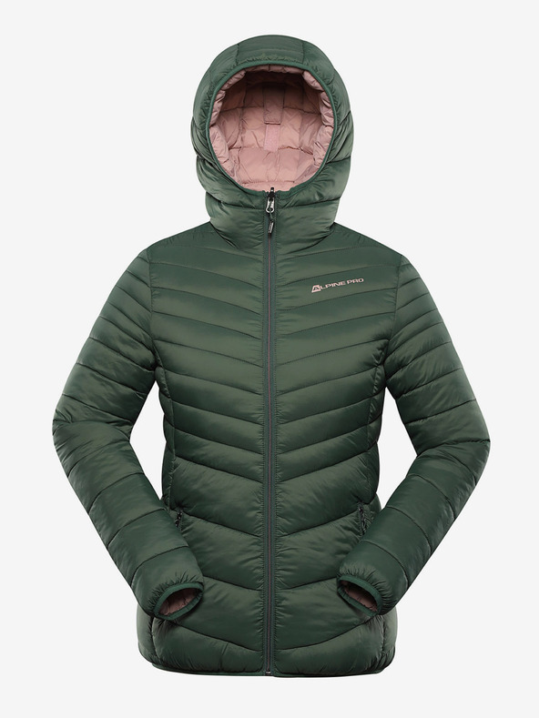 ALPINE PRO Zelena ženska obojestranska jakna Hi-Therm Alpine Pro Eroma