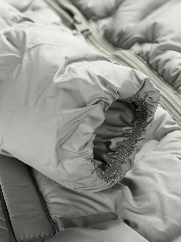 ALPINE PRO Siv dekliški plašč Hi-Therm z nepremočljivo prevleko Alpine Pro Awedo