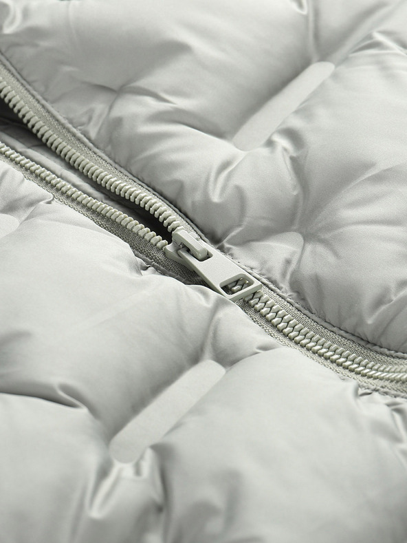 ALPINE PRO Siv dekliški plašč Hi-Therm z nepremočljivo prevleko Alpine Pro Awedo