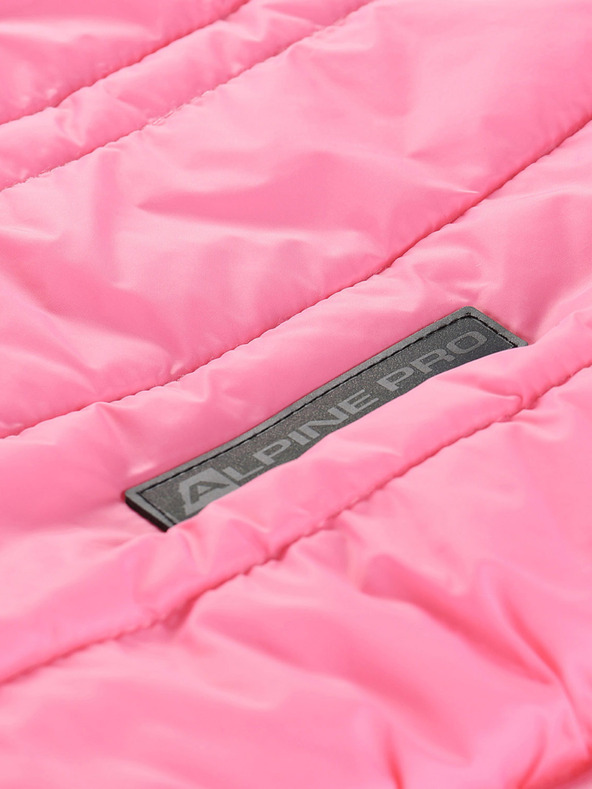 ALPINE PRO Otroška reverzibilna jakna hi-therm ALPINE PRO DOUWO roza