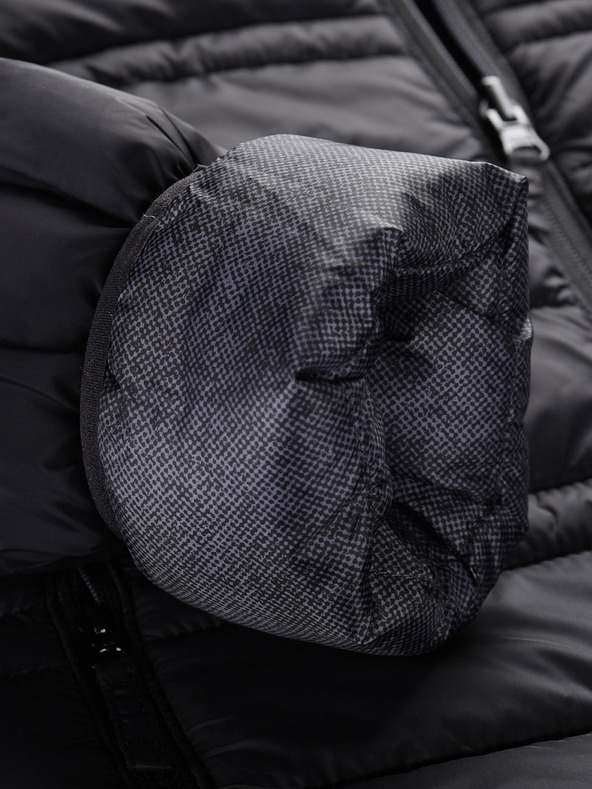 ALPINE PRO Otroška reverzibilna jakna hi-therm ALPINE PRO DOUWO črna