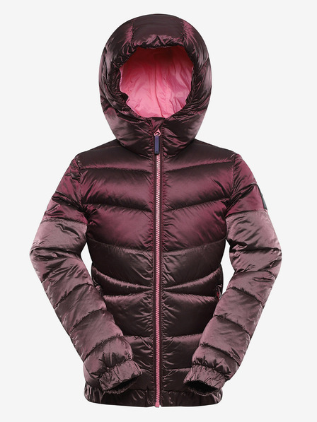 ALPINE PRO Otroška bunda hi-therm z impregnacijo ALPINE PRO GROLLO roza
