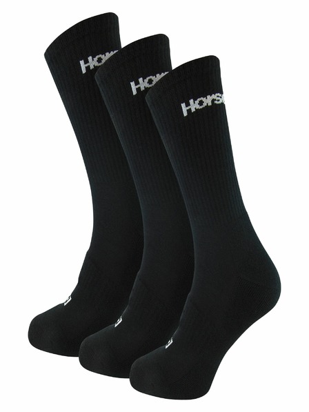 Horsefeathers Delete Premium 3Pack nogavice - črne, velikost 11 - 13 HORSEFEATHERS