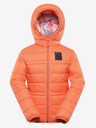 ALPINE PRO Otroška obojestranska jakna hi-therm ALPINE PRO DOUWO oranžna