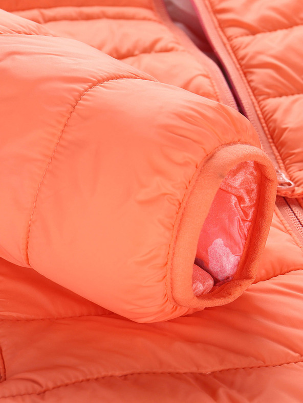 ALPINE PRO Otroška obojestranska jakna hi-therm ALPINE PRO DOUWO oranžna