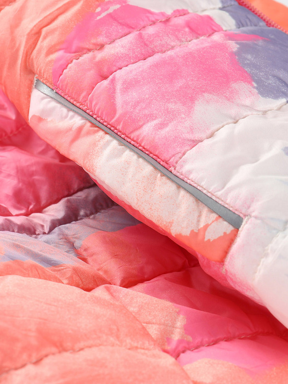 ALPINE PRO Otroška obojestranska jakna hi-therm ALPINE PRO DOUWO oranžna