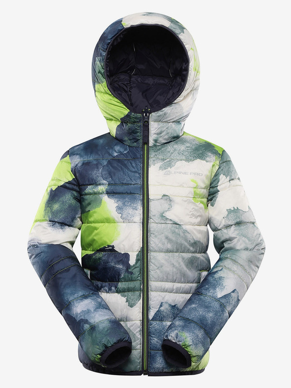 ALPINE PRO Otroška reverzibilna jakna hi-therm ALPINE PRO DOUWO modra