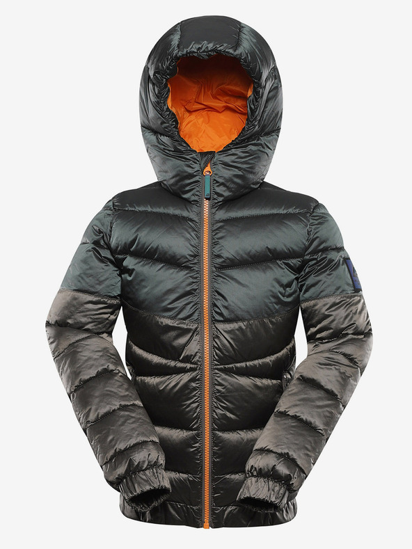 ALPINE PRO Otroška jakna hi-therm z impregnacijo ALPINE PRO GROLLO nevtralna / zemeljska