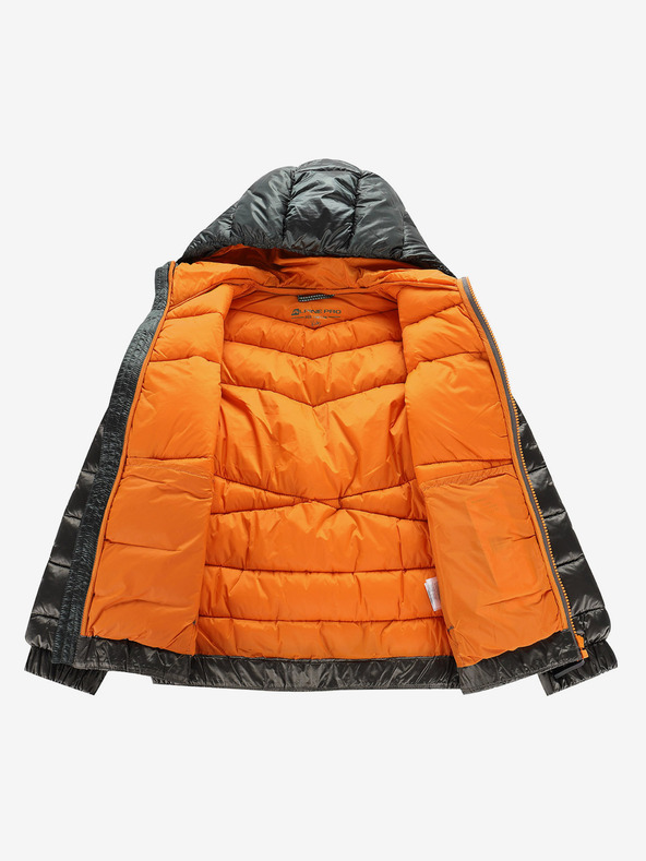 ALPINE PRO Otroška jakna hi-therm z impregnacijo ALPINE PRO GROLLO nevtralna / zemeljska
