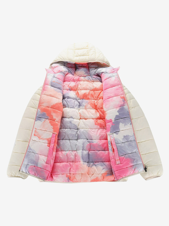 ALPINE PRO Bež ženska obojestranska jakna Hi-Therm Alpine Pro Eroma