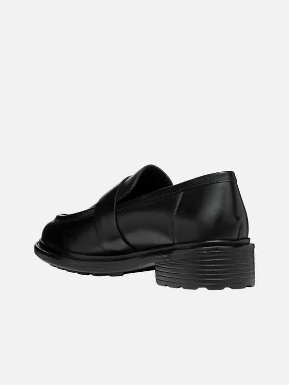 Geox Črne ženske mokasine Geox Walk pleasure