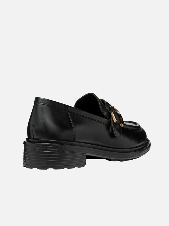 Geox Črne ženske mokasine Geox Walk pleasure