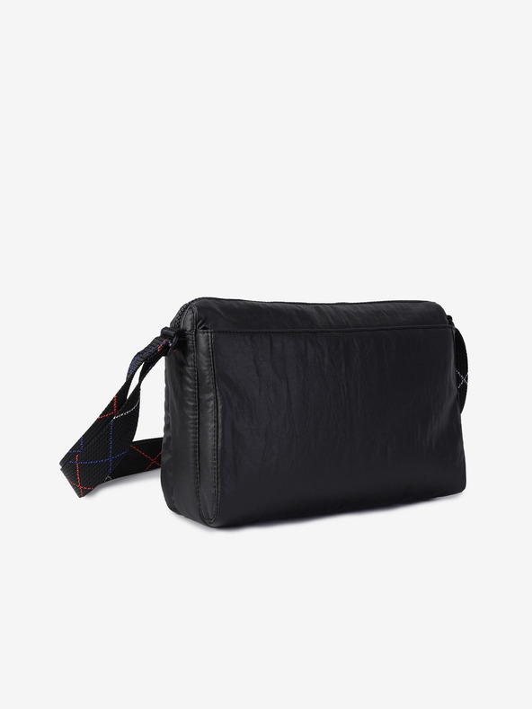 Hedgren Črna Ženska torba Hedgren Eye M Bag Creased Black/Coral