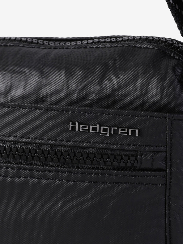 Hedgren Črna Ženska torba Hedgren Eye M Bag Creased Black/Coral