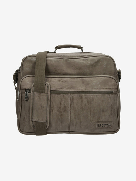 Enrico Benetti Enrico Benetti Rotterdam 15" torba za prenosni računalnik 20 l srednje velika taupe