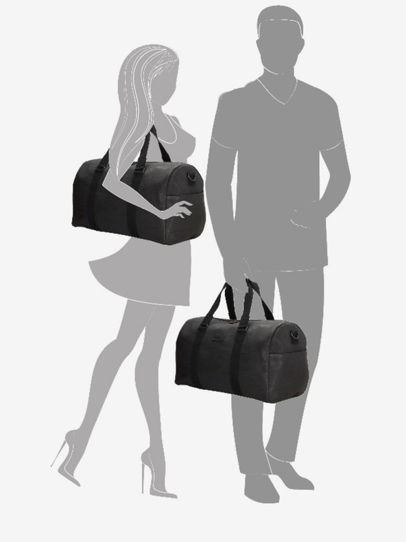 Enrico Benetti Potovalna torba Enrico Benetti Rotterdam Športna torba črna