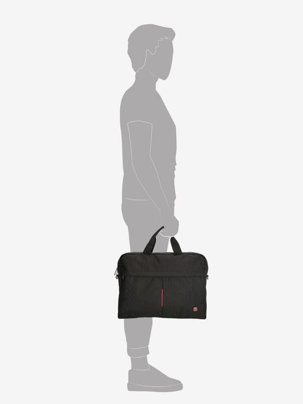 Enrico Benetti Enrico Benetti Cornell 17" torba za prenosni računalnik črna