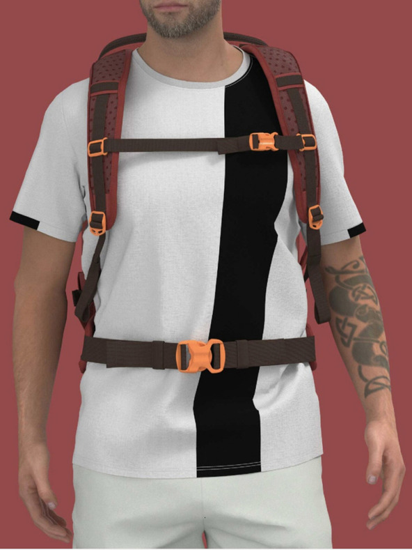 CabinZero Nahrbtnik CabinZero Adv Pro 42L Sangrija rdeča