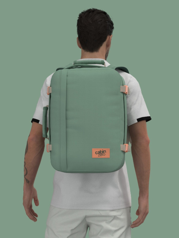 CabinZero Zeleni nahrbtnik CabinZero Classic 36L Sage forest