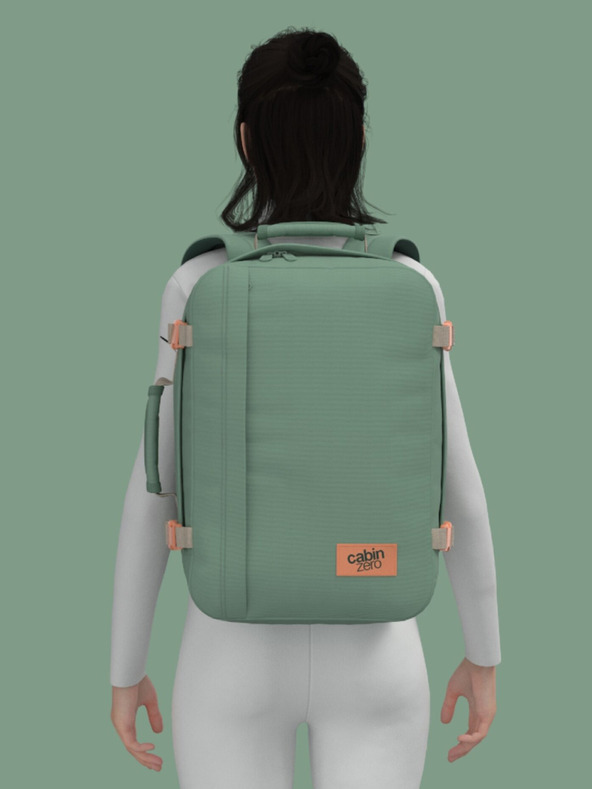 CabinZero Zeleni nahrbtnik CabinZero Classic 36L Sage forest