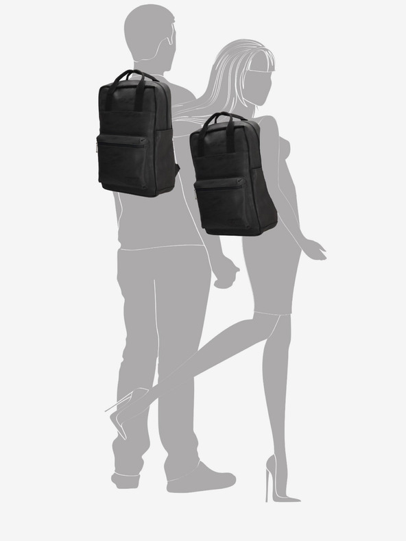 Enrico Benetti Nahrbtnik Enrico Benetti Rotterdam 13" nahrbtnik za prenosni računalnik črna