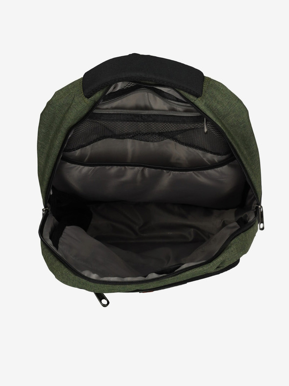 Enrico Benetti Nahrbtnik Enrico Benetti Hamburg 15" nahrbtnik za prenosni računalnik olivna barva