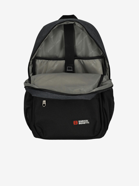 Enrico Benetti Nahrbtnik Enrico Benetti Hamburg Nahrbtnik za prenosni računalnik 23 l Siva