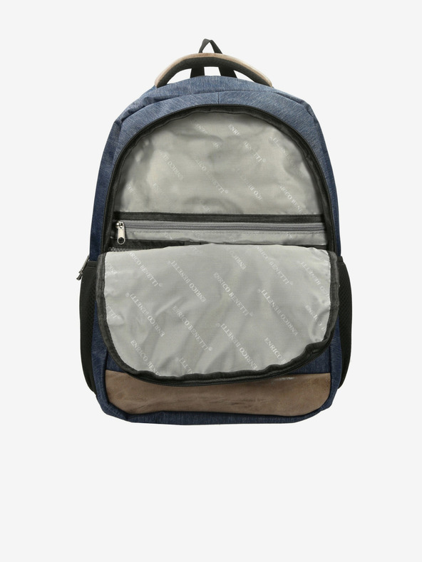 Enrico Benetti Nahrbtnik Enrico Benetti Munich 17" nahrbtnik za prenosni računalnik modre barve