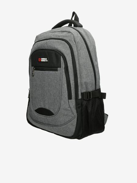 Enrico Benetti Nahrbtnik Enrico Benetti Hamburg Notebook Backpack 35,5 l svetlo siva