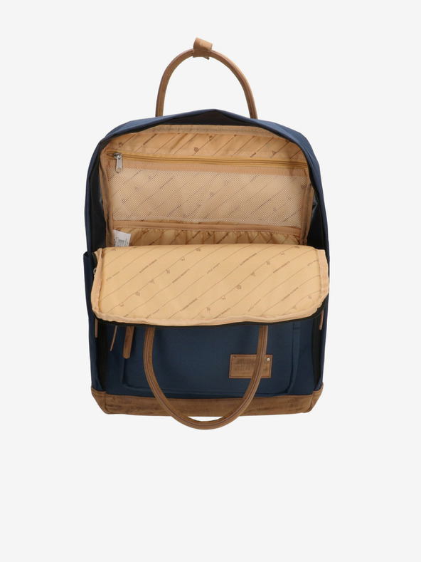 Enrico Benetti Nahrbtnik Enrico Benetti Santiago 17" nahrbtnik za prenosni računalnik 19 l Modra