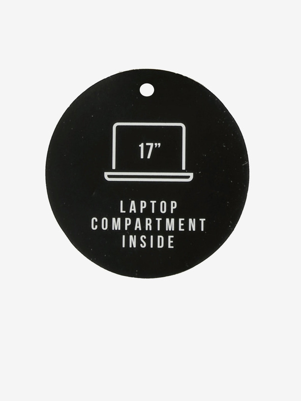 Enrico Benetti Enrico Benetti Cornell 17" nahrbtnik za prenosni računalnik Roll Top Black