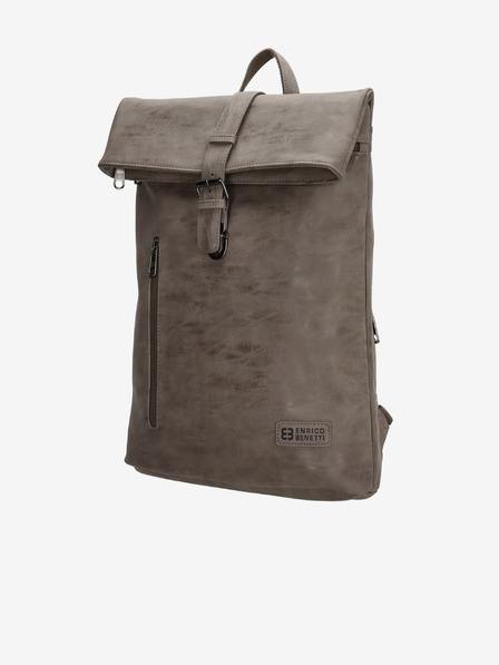 Enrico Benetti Nahrbtnik Enrico Benetti Rotterdam 15" nahrbtnik za prenosni računalnik 15 l Medium Taupe