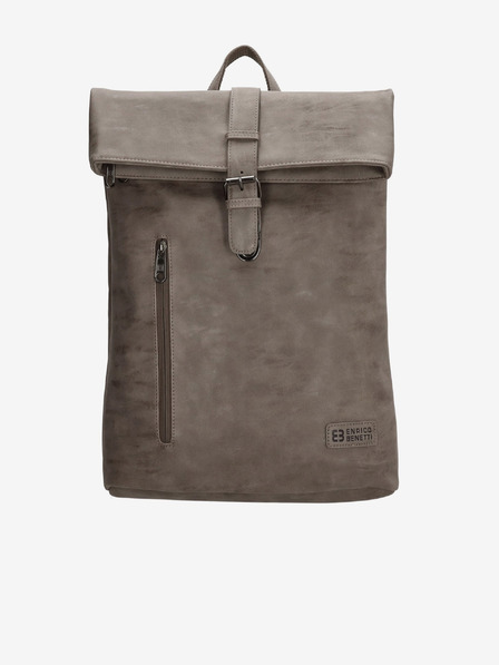 Enrico Benetti Nahrbtnik Enrico Benetti Rotterdam 15" nahrbtnik za prenosni računalnik 15 l Medium Taupe