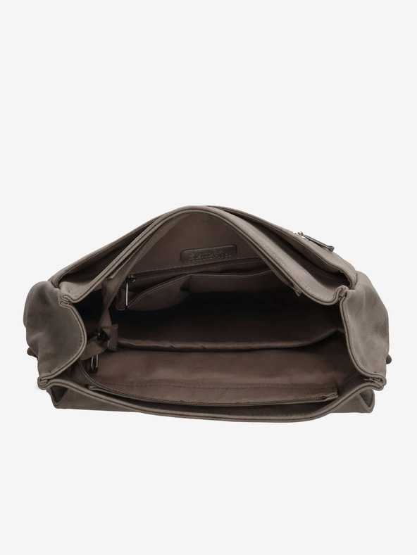 Enrico Benetti Nahrbtnik Enrico Benetti Rotterdam 17" nahrbtnik za prenosni računalnik Medium Taupe