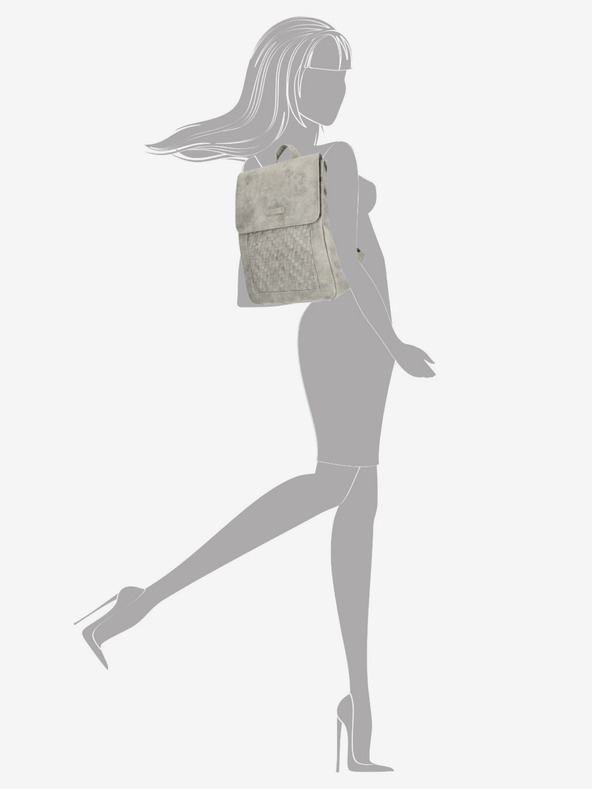 Enrico Benetti Nahrbtnik Enrico Benetti Dynthe 78006 svetlo siva