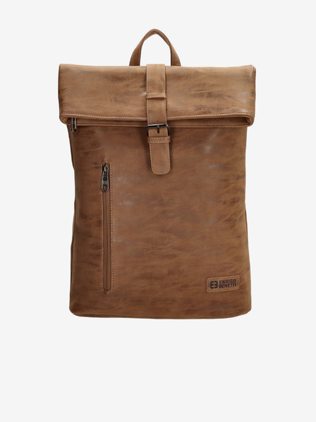 Enrico Benetti Nahrbtnik Enrico Benetti Rotterdam 15" nahrbtnik za prenosni računalnik 15 l Camel