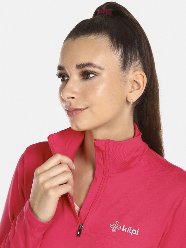 Kilpi Temno roza ženska termalna majica s pokončnim ovratnikom KILPI WILLIE