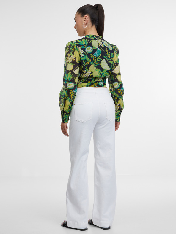 Orsay Bele ženske široke kavbojke ORSAY