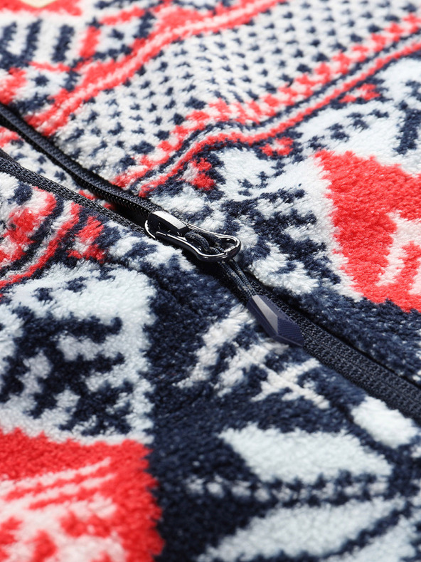 ALPINE PRO Ženska rdeče-modra majica Supratherm Alpine Pro Eflina