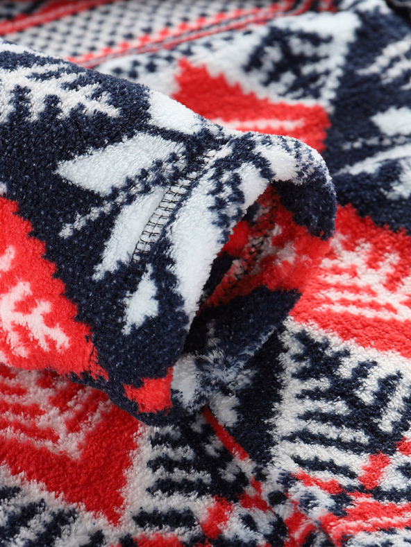 ALPINE PRO Ženska rdeče-modra majica Supratherm Alpine Pro Eflina