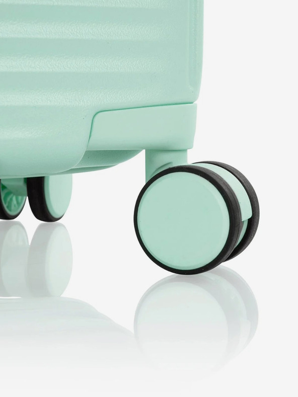 Heys Heys Pastelno svetlo zeleni potovalni kovček S