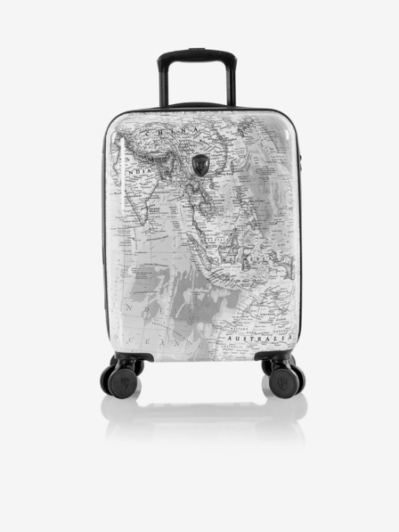 Heys Črno-beli potovalni kovček z vzorcem Heys Journey 3G S
