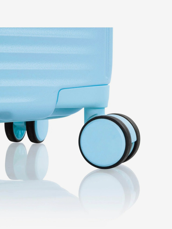 Heys Svetlomodri pastelni potovalni kovček Heys L