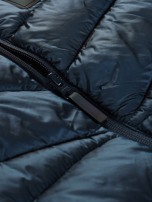 ALPINE PRO Modri otroški telovnik s kapuco Alpine Pro Edso