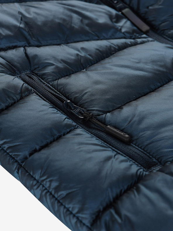 ALPINE PRO Modri otroški telovnik s kapuco Alpine Pro Edso