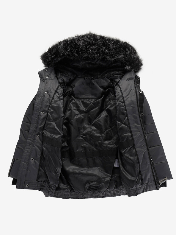 ALPINE PRO Siva dekliška jakna z membrano PTX Alpine Pro Werdo